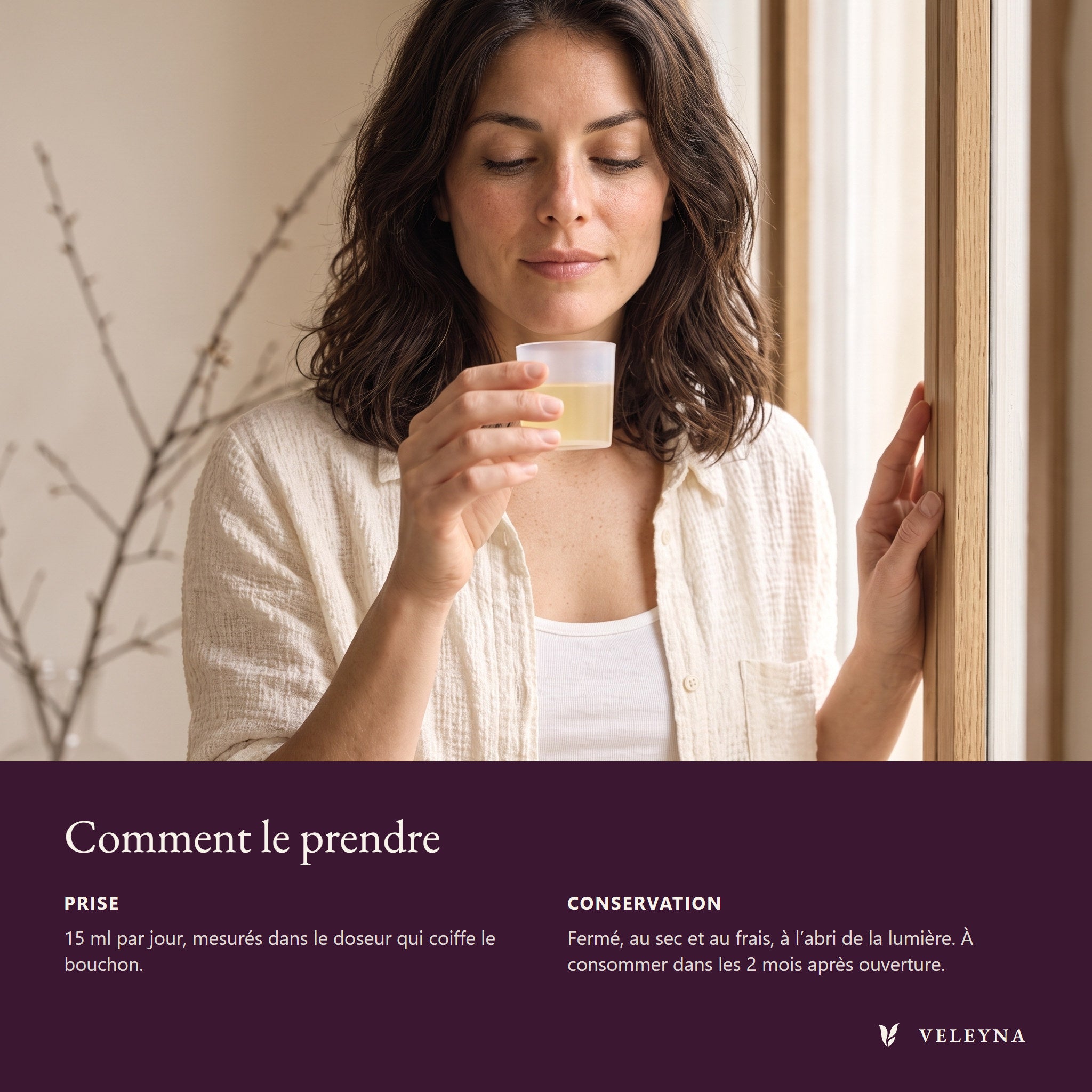 Comment prendre GUT : 15 ml par jour mesurés dans le doseur du bouchon. À conserver fermé, au sec et au frais, à l'abri de la lumière, et à consommer dans les 2 mois après ouverture